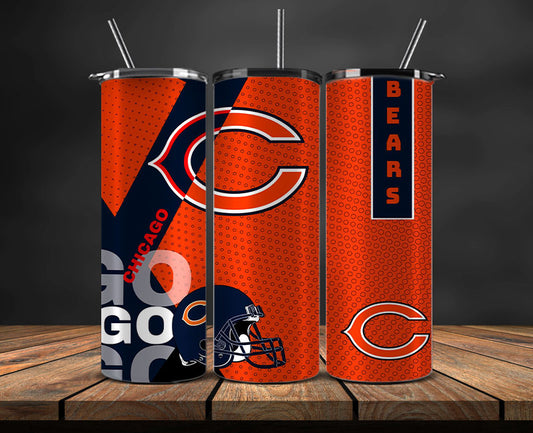 Chicago Bears Tumbler Wrap, Logo Tumbler Wrap DS-104