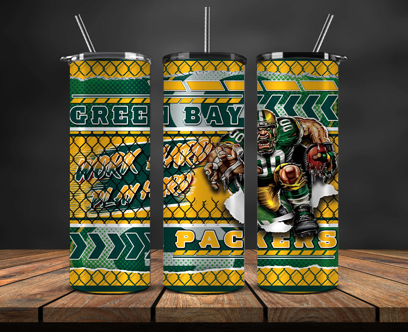 Green Bay Packers Tumbler, Packers Logo, Mascot Football Png 106