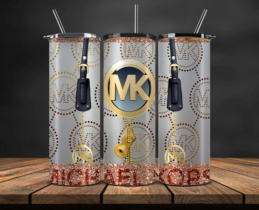 MK Tumbler Wrap, MK Tumbler Png, MK Logo , Luxury Tumbler Wraps, Logo Fashion  Design 10