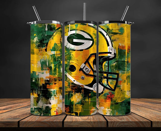 Green Bay Packers Tumbler Wrap, NFL Logo Tumbler Png, NFL Design Png-112