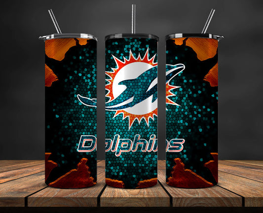 Miami Dolphins Tumbler Wraps ,Dolphins Logo, Nfl Tumbler Png Tumbler 116