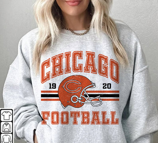 Chicago Bears Football Sweatshirt png ,  T-Shirt Png, NFL T-Shirt Design 11