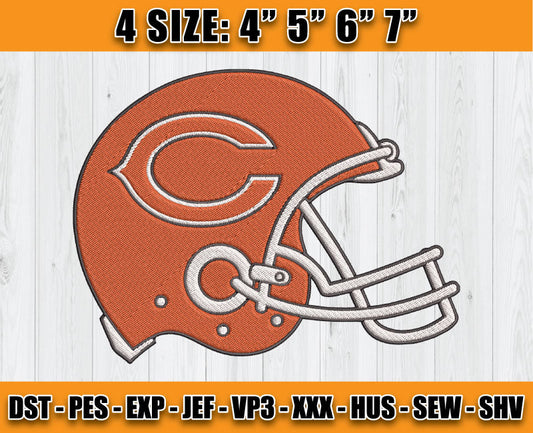 Bears Embroidery, NFL Bears Embroidery, NFL Machine Embroidery Digital 125