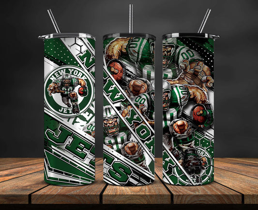 NY Jets Football Png , Football Tumbler Png , Sport Tumbler Wrap 12