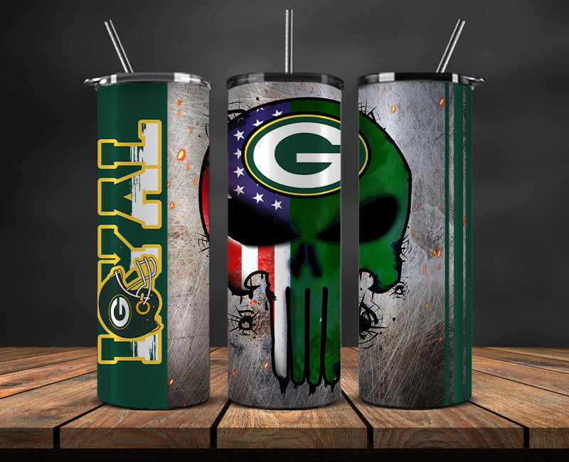 Green Bay Packers Loyal Tumbler Wraps, Nfl Tumbler Png 135