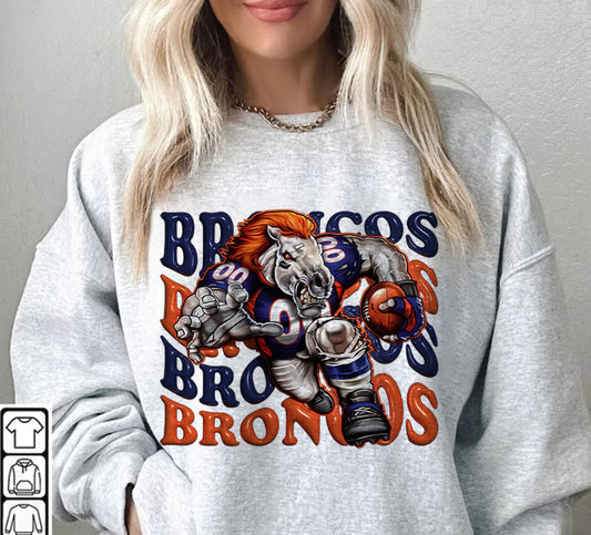 Denver Broncos Football Sweatshirt png ,  T-Shirt Png, NFL T-Shirt Design 138