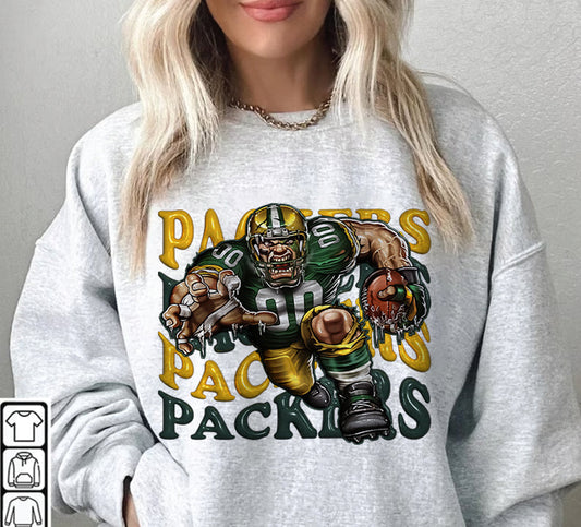 Green Bay Packers Football Sweatshirt png ,  T-Shirt Png, NFL T-Shirt Design 140