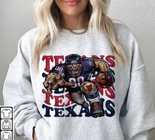 Houston Texans Football Sweatshirt png ,  T-Shirt Png, NFL T-Shirt Design 141