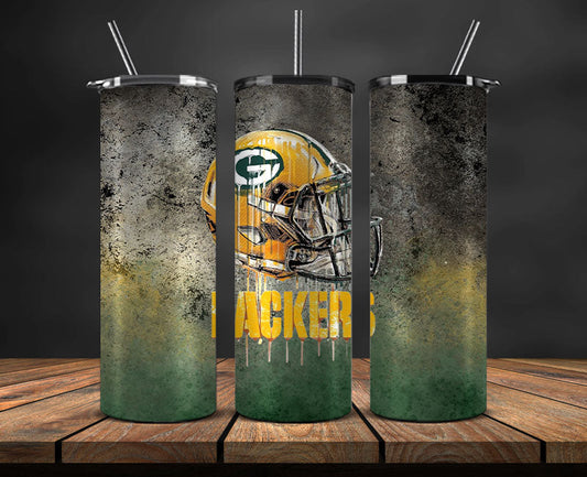 Green Bay Packers Tumbler Wrap, American Football Tumbler PNG -14