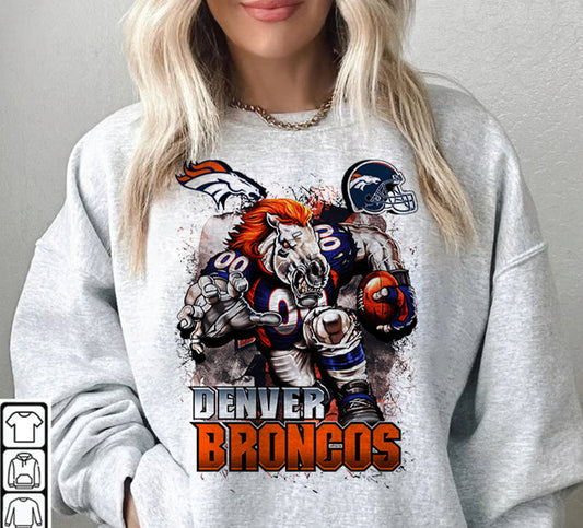 Denver Broncos  T-Shirt Png, NFL T-Shirt Design 04