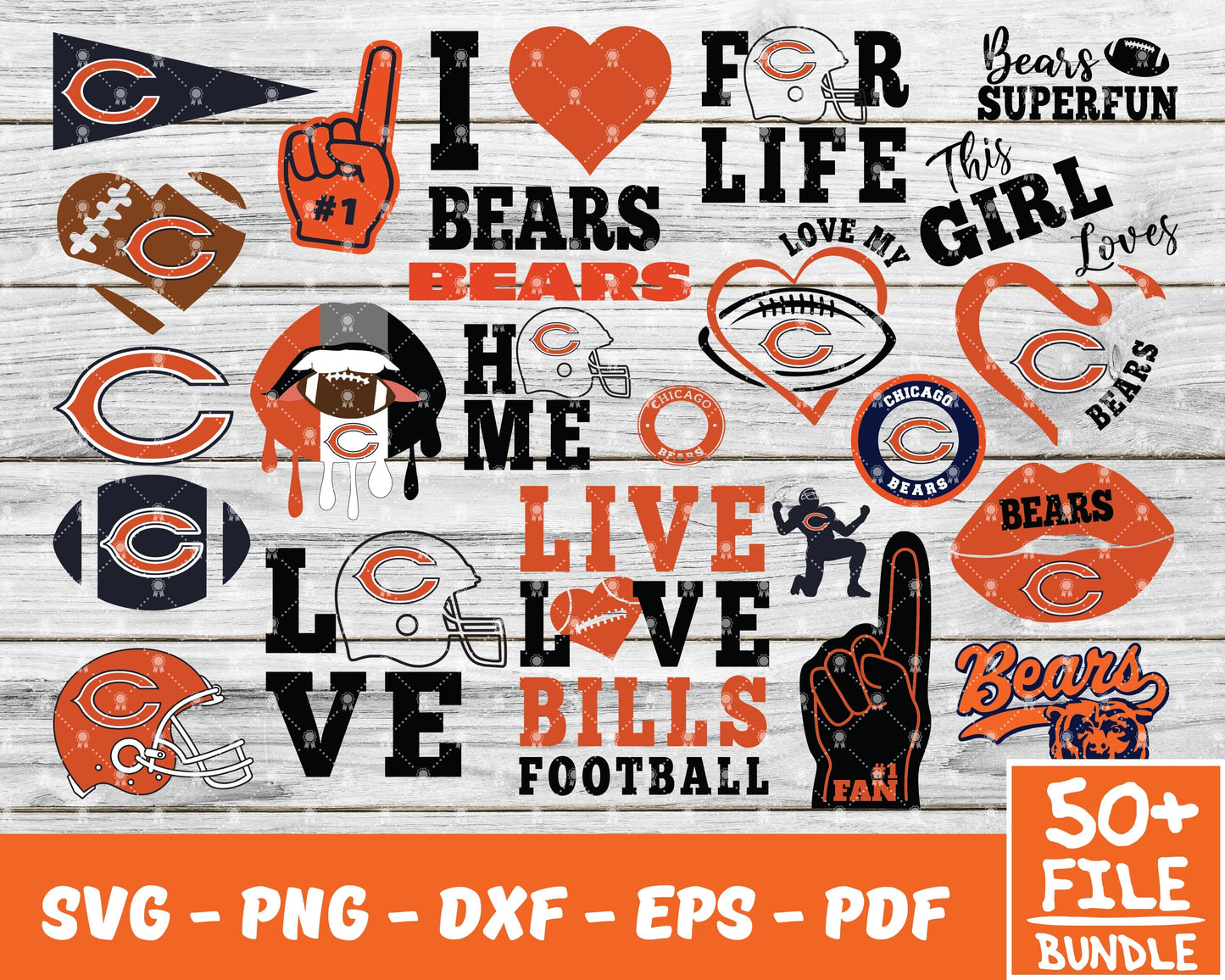 Chicago Bears Svg , Football Team Svg 16