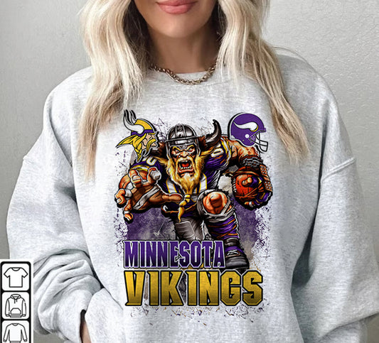 Minnesota Vikings  T-Shirt Png, NFL T-Shirt Design 17