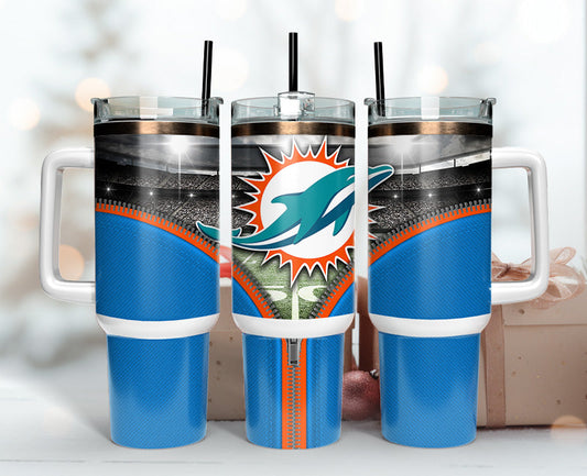 Miami Dolphins  40oz Tumbler,NFL Tumbler Wrap , 40oz Tumbler Sublimation Png , 40oz Tumbler Wrap 52