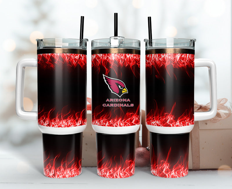 Arizona Cardinals 40oz Tumbler,NFL Tumbler Wrap , 40oz Tumbler Sublimation Png , 40oz Tumbler Wrap 01