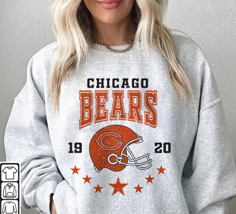 Chicago Bears Football Sweatshirt png ,  T-Shirt Png, NFL T-Shirt Design 223