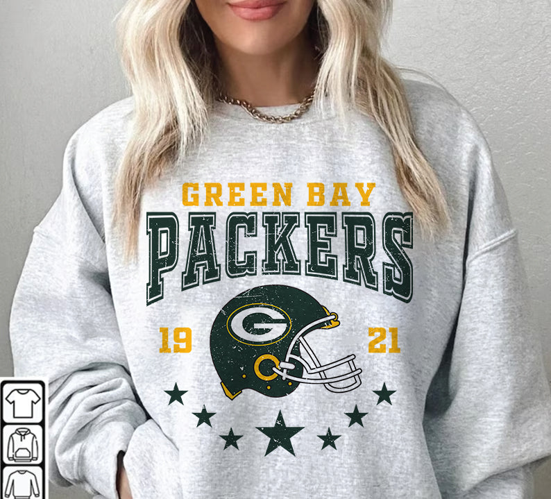 Green Bay Packers Football Sweatshirt png ,  T-Shirt Png, NFL T-Shirt Design 226