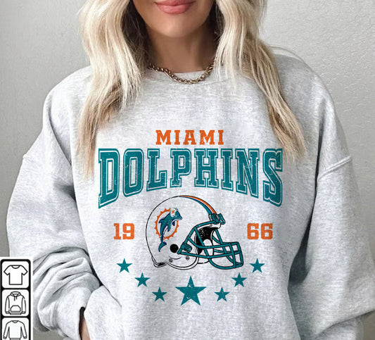 Miami Dolphins Football Sweatshirt png ,  T-Shirt Png, NFL T-Shirt Design 247