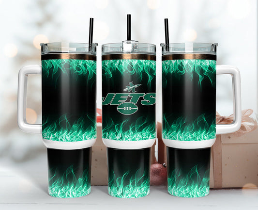 New York Jets 40oz Tumbler,NFL Tumbler Wrap , 40oz Tumbler Sublimation Png , 40oz Tumbler Wrap 25