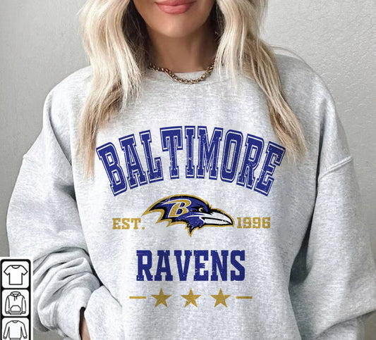 Baltimore Ravens Football Sweatshirt png ,  T-Shirt Png, NFL T-Shirt Design 268