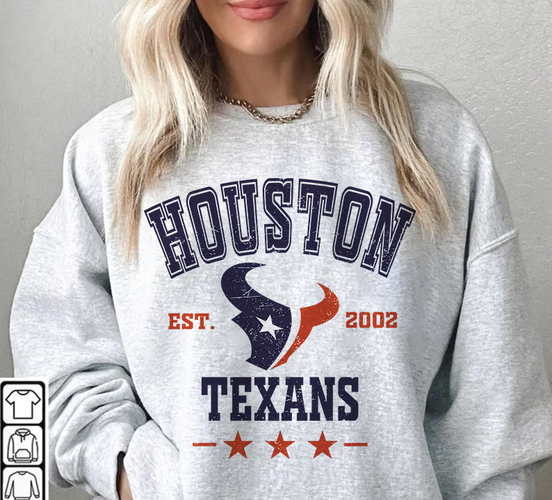 Houston Texans Football Sweatshirt png ,  T-Shirt Png, NFL T-Shirt Design 273