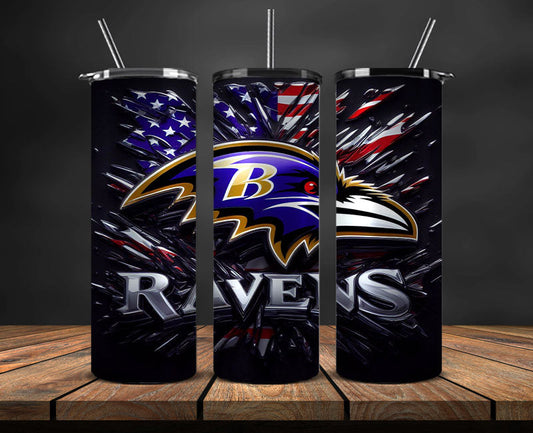 Baltimore Ravens Tumbler Wrap, American Football Tumbler PNG -27