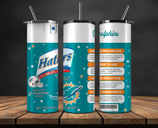 Miami Dolphins Haters Be Gone Tumbler Png, Nfl Tumbler Png 28