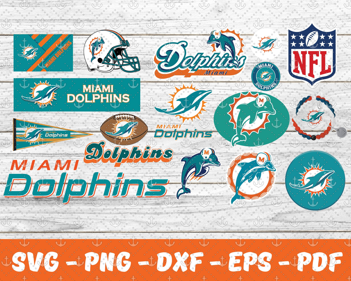 Miami Dolphins Svg , Sport Svg , Bundle N C C A Svg  28