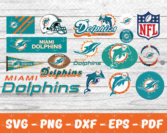 Miami Dolphins Svg , Sport Svg , Bundle N C C A Svg  28