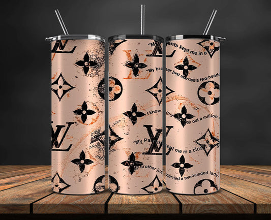 LV  Tumbler Wrap, Lv Tumbler Png, Lv Logo, Luxury Tumbler Wraps, Logo Fashion  Design 02