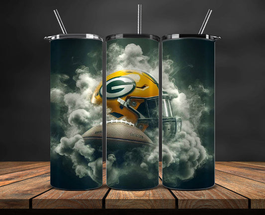 Green Bay Packers Tumbler Wrap, American Football Tumbler PNG -32