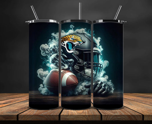 Jacksonville Jaguars Tumbler Wrap, American Football Tumbler PNG -33