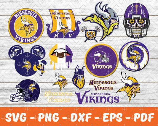 Minnesota Vikings Svg , Sport Svg , Bundle N C C A Svg  33