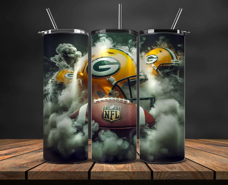 Green Bay Packers Tumbler Wrap, American Football Tumbler PNG -34