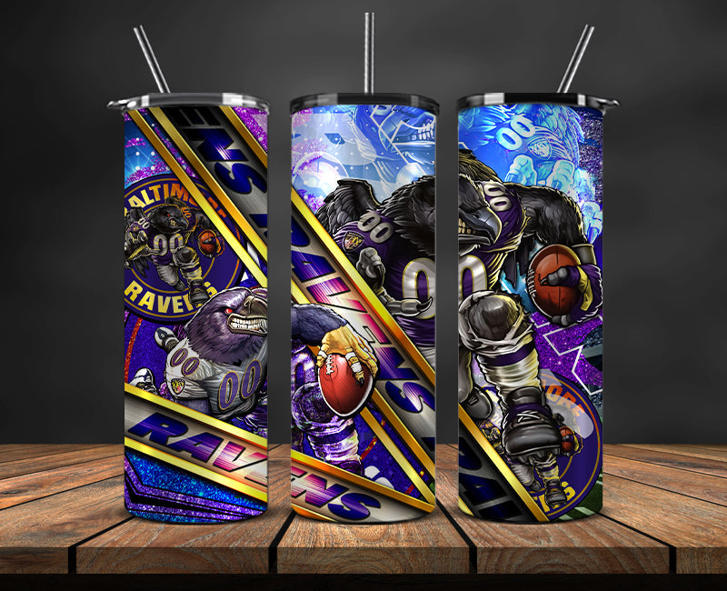 Baltimore Ravens Tumbler, Ravens Logo, Mascot Football Png 35