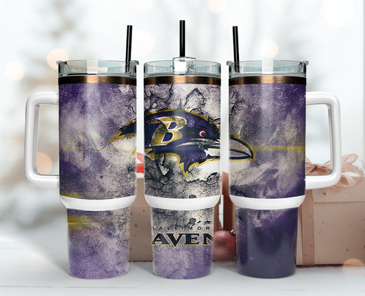 Baltimore Ravens Tumbler 40oz Png,  40oz Tumbler Skinny  35