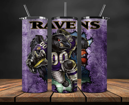 Ravens Football Png , Football Tumbler Wrap 35