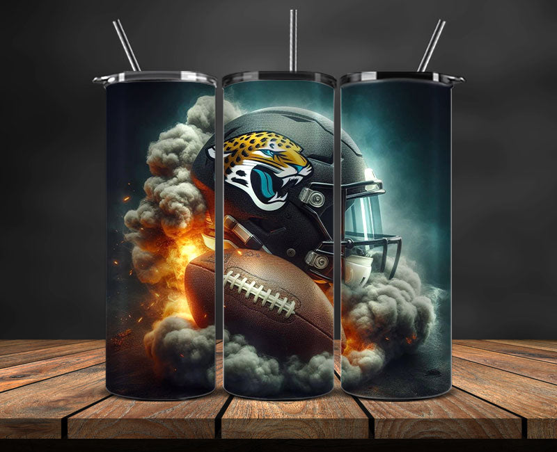 Jacksonville Jaguars Tumbler Wrap, American Football Tumbler PNG -35