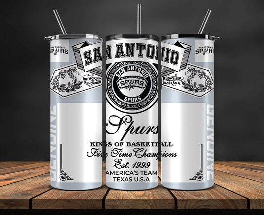 San Antonio Spurs Tumbler Wrap, Basketball Design,NBA Teams,NBA Sports,Nba Tumbler Wrap,NBA DS-36