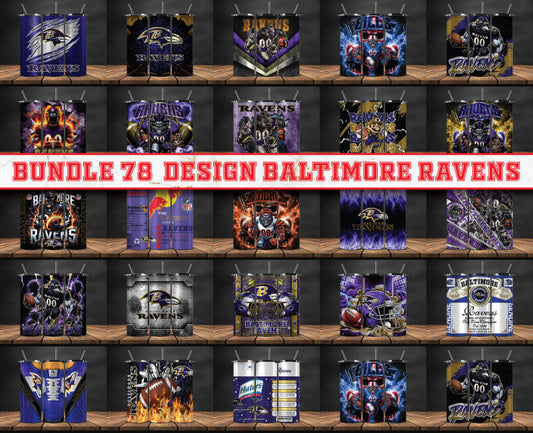 Baltimore Ravens Tumbler Wrap , Football Tumbler Png ,32 Team Sport png 03