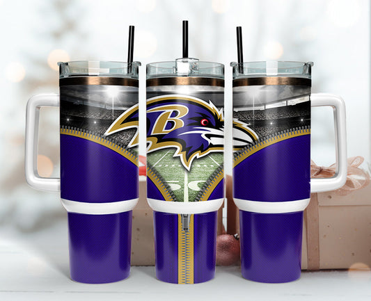 Baltimore Ravens 40oz Tumbler,NFL Tumbler Wrap , 40oz Tumbler Sublimation Png , 40oz Tumbler Wrap 36