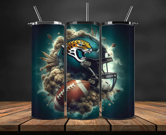 Jacksonville Jaguars Tumbler Wrap, American Football Tumbler PNG -40