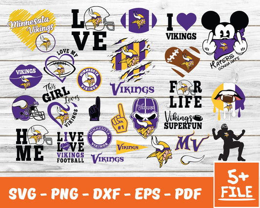 Minnesota Vikings Svg , Football Team Svg 42