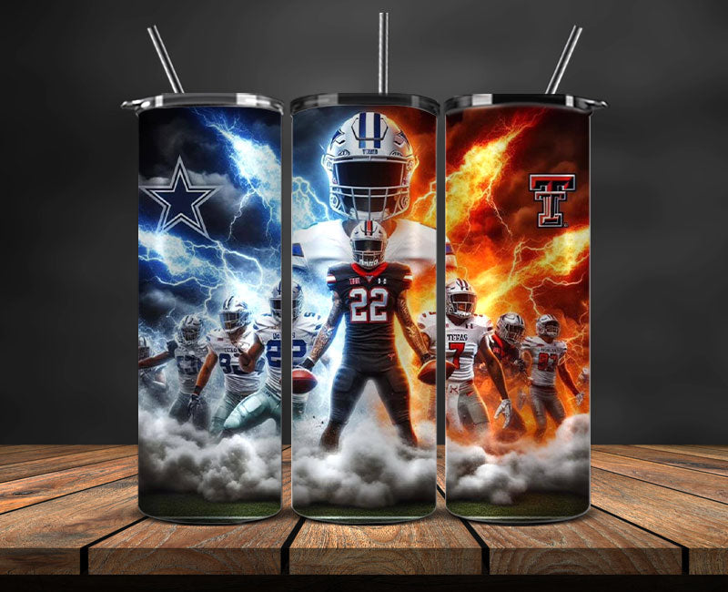 Dallas Cowboys Tumbler Wrap, American Football Tumbler PNG -43