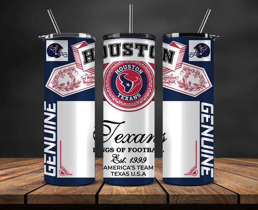 Houston Texans Tumbler Wrap,Vintage Budweise Tumbler Wrap DS 46