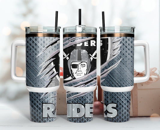 Las Vegas Raiders Tumbler 40oz Png, 40oz Tumler Png 48