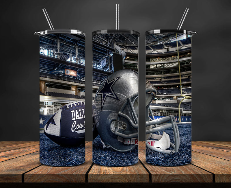 Dallas Cowboys Tumbler Wrap, American Football Tumbler PNG -04