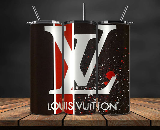 LV  Tumbler Wrap, Lv Tumbler Png, Lv Logo, Luxury Tumbler Wraps, Logo Fashion  Design 04