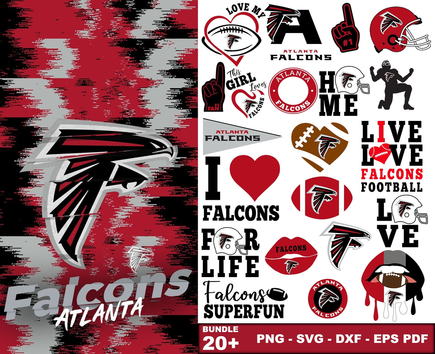 Atlanta Falcons Svg , Football Team Svg 04