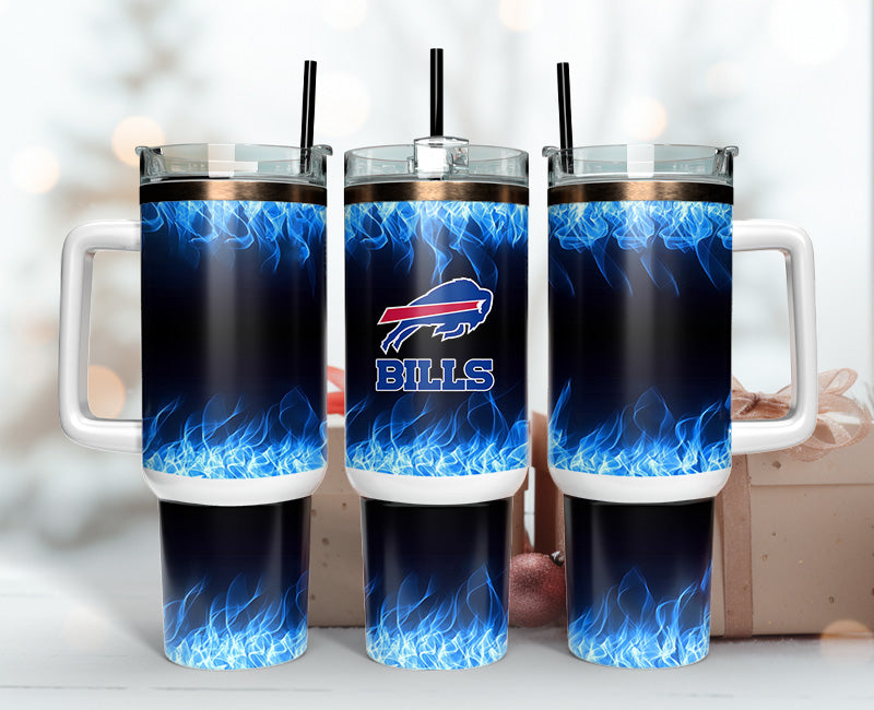 Buffalo Bills 40oz Tumbler,NFL Tumbler Wrap , 40oz Tumbler Sublimation Png , 40oz Tumbler Wrap 04