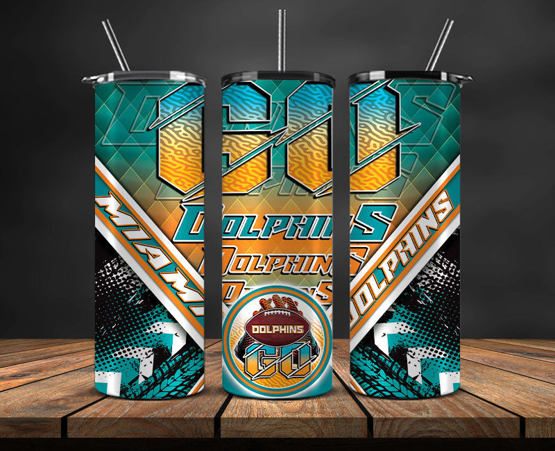 Dolphins Football Png  , Sport Wrap ,Sport Tumbler Wrap 51